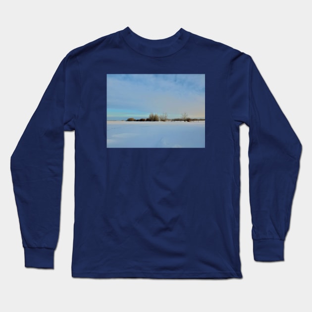 Alberta Winter 01 Long Sleeve T-Shirt by Kyarwon